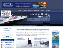 Tablet Screenshot of americanboating.org